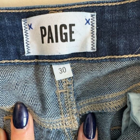 Paige Distressed Verdugo Ankle Jeans - Picture 5 of 5